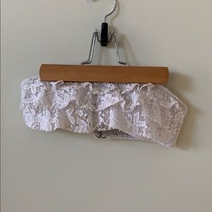 Strapless bathing suit top